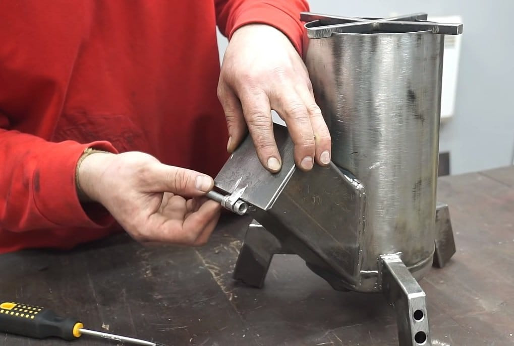 печь из профильной трубы